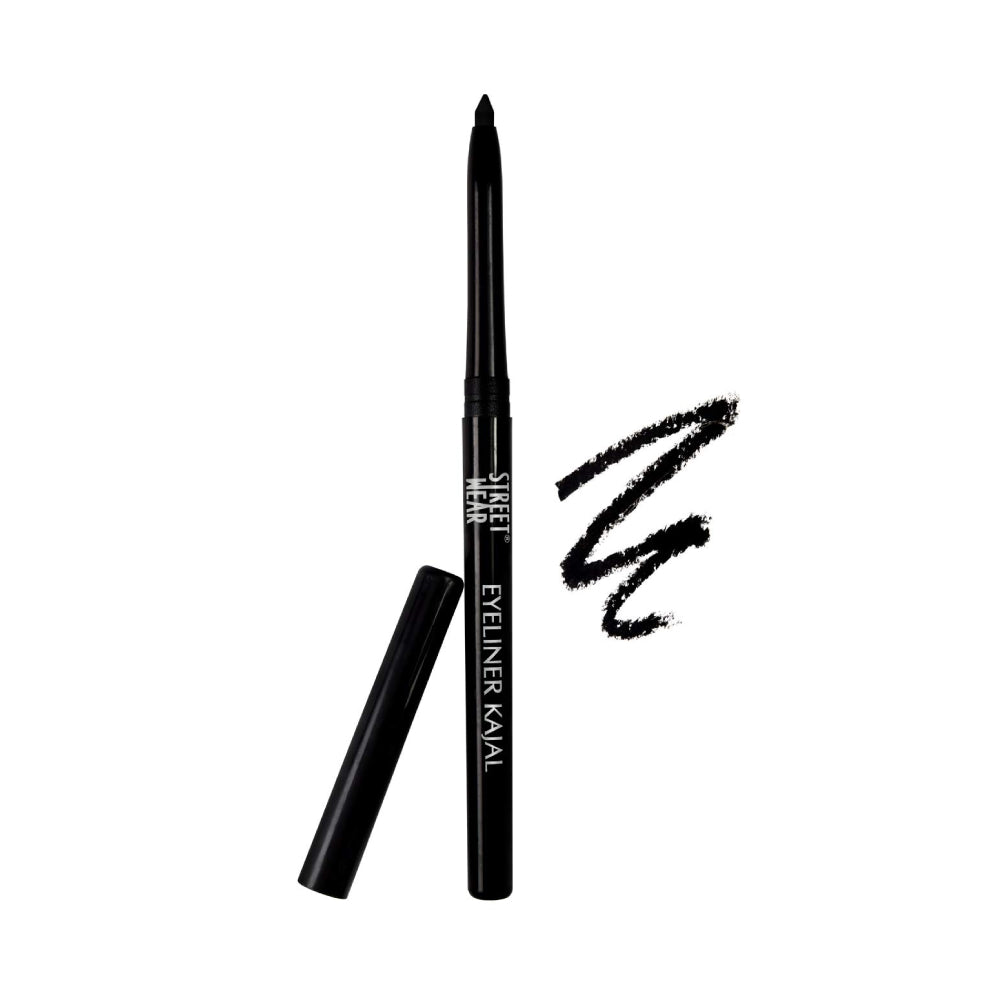 Street Wear Eyeliner Kajal, Kohl Black, 0.3g