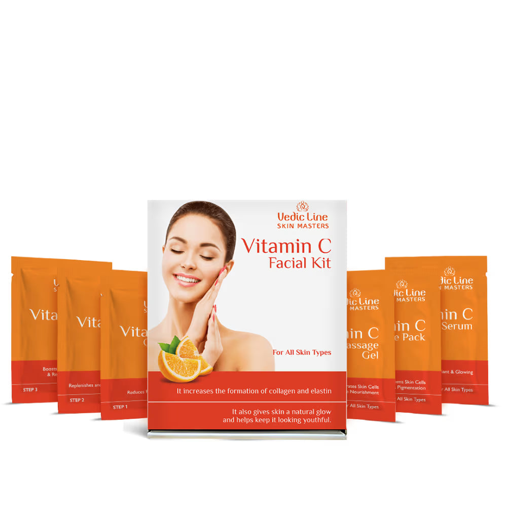 Vedic Line Vitamin C Facial Kit - 6 Pcs (50ml)