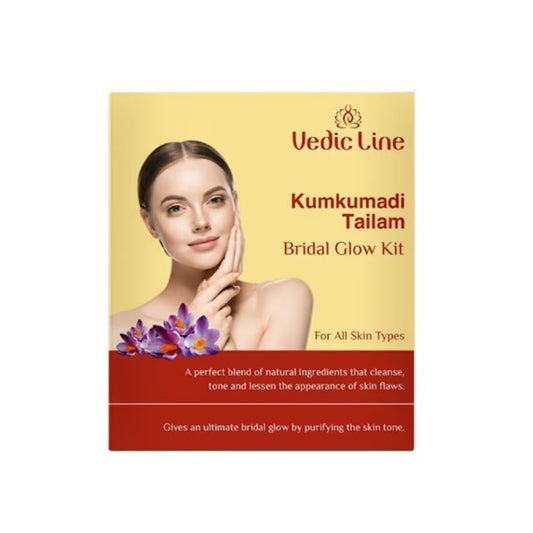 Vedic Line Kumkumadi Tailam Bridal Glow Kit (1 pcs)