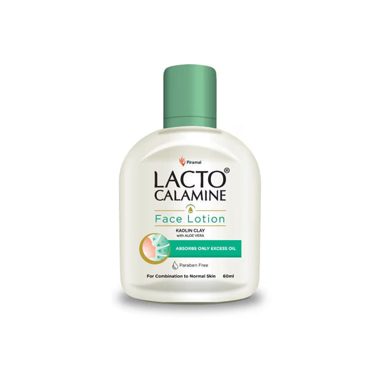 Lacto Calamine Face & Body Lotion Moisturizer For Combination To Normal Skin-Aloe Vera Extracts (60ml)