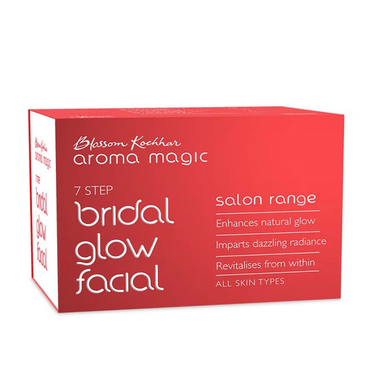 Aroma Magic 7 Step Bridal Glow Facial Kit Salon Range (All Skin Types) (90ml + 100g)
