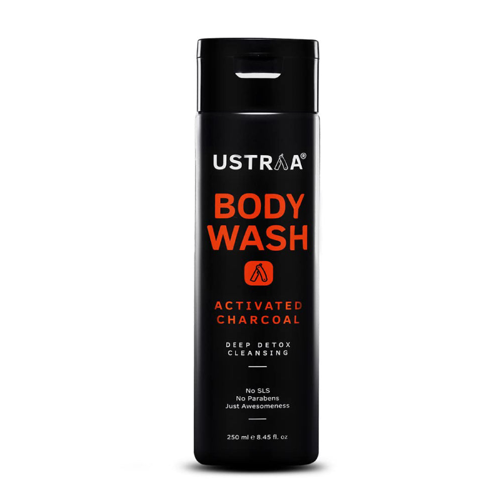 Ustraa Body Wash- Activated Charcoal - 250 ml