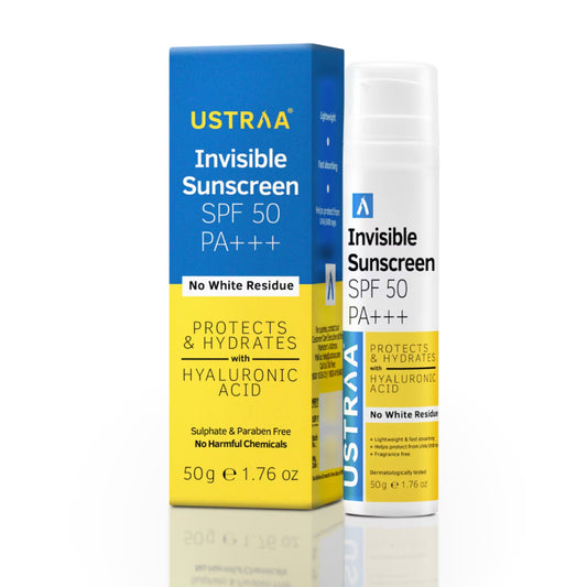 Ustraa Invisible Sunscreen SPF 50 Pa+++ (50g)