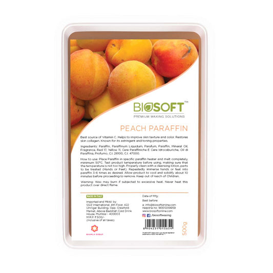 Biosoft Peach Paraffin Wax 500g