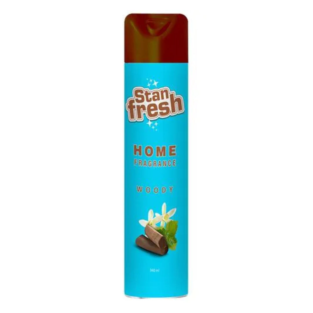 STANFRESH Home Fragrance - Woody, Long-Lasting Freshness, 340 ml