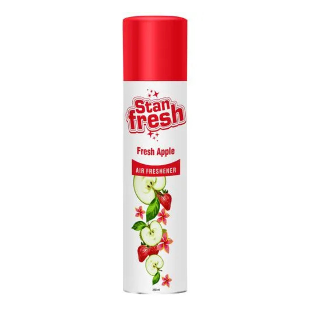 STANFRESH Air Freshener - Fresh Apple, Long Lasting Fragrance, Eliminates Odour, 250 ml