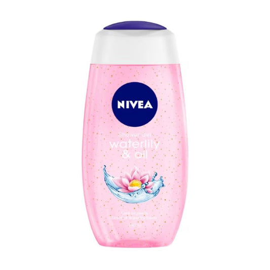 NIVEA Waterlily & care oil Body wash for long-lasting freshness (250ml)