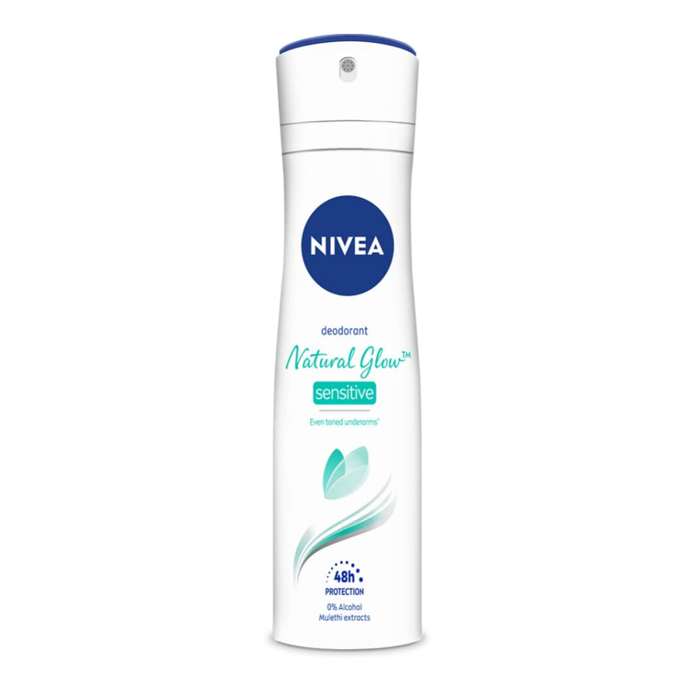 Nivea Women Deodorant, Whitening Sensitive, For 48H Protection, 150 ml