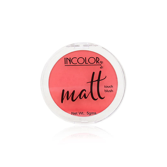 Incolor Long Lasting Matt Touch Blusher 5g (Shade No 1)