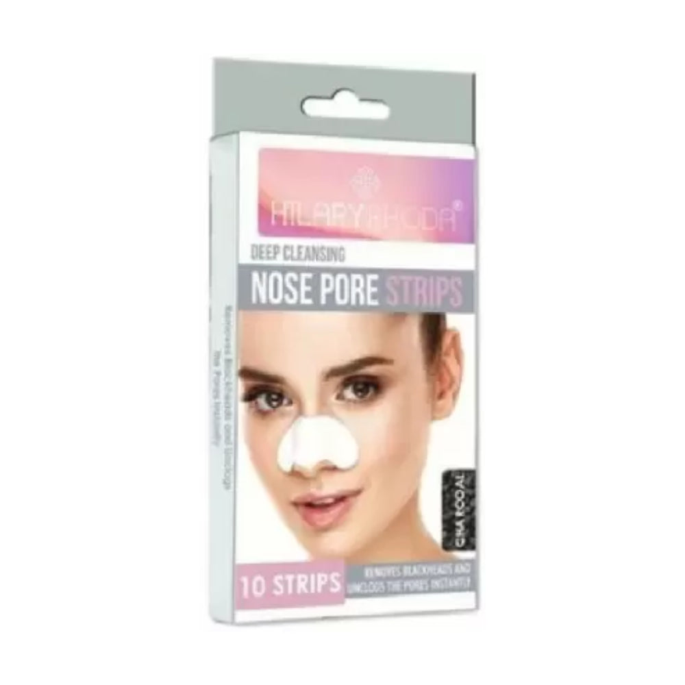 Hilary Rhoda NOSE PORE STRIPS (CHARCOAL) Strips  (10 Strips)