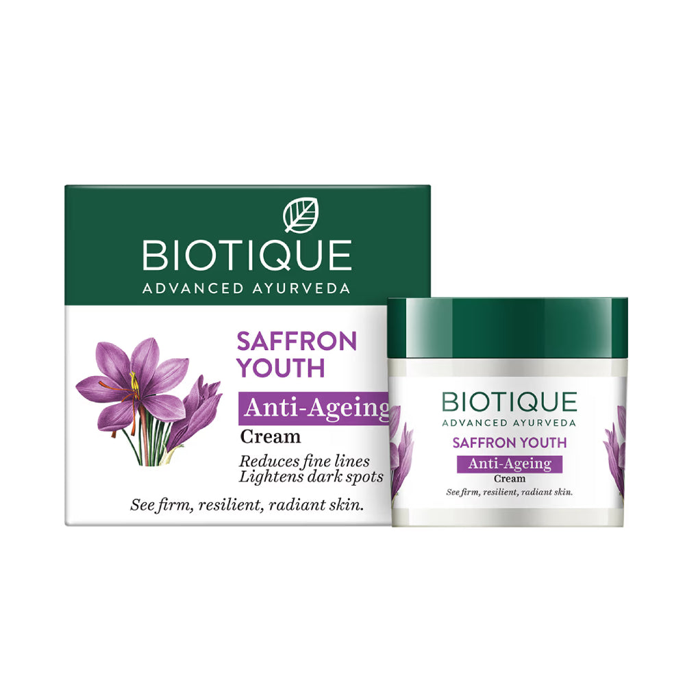 Biotique Saffron Youth Anti-Ageing Cream (50gm)