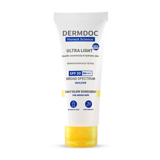 Dermdoc SPF 30 Ultra Light Daily Glow Sunscreen (70 gm)
