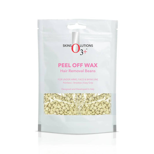 O3+ Peel Off Wax Hair Removal Beans, 100gm