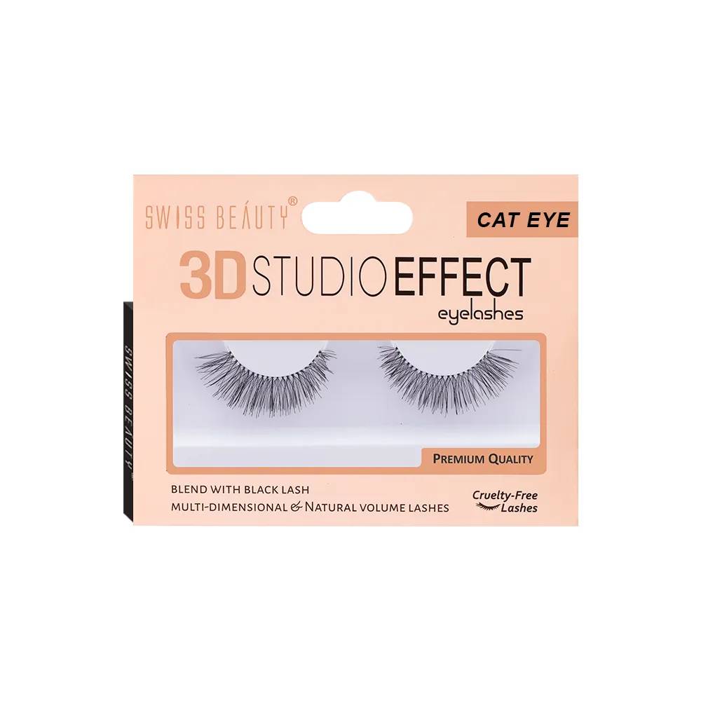 Swiss Beauty 3d Studio Effect Eyelashes - Cat Eye