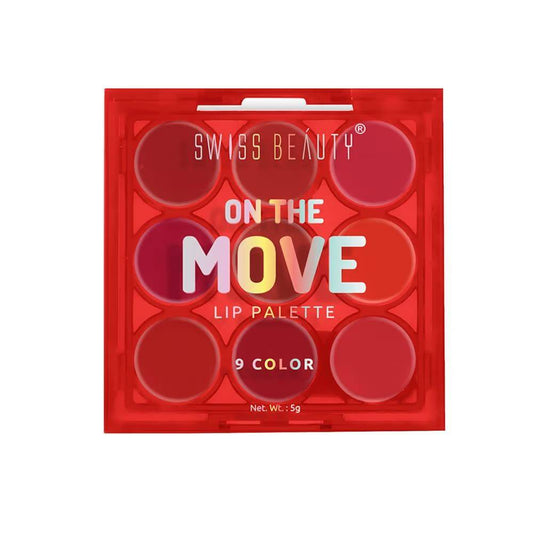 Swiss Beauty On The Move Lip Palette - Bold Shade (5gm)