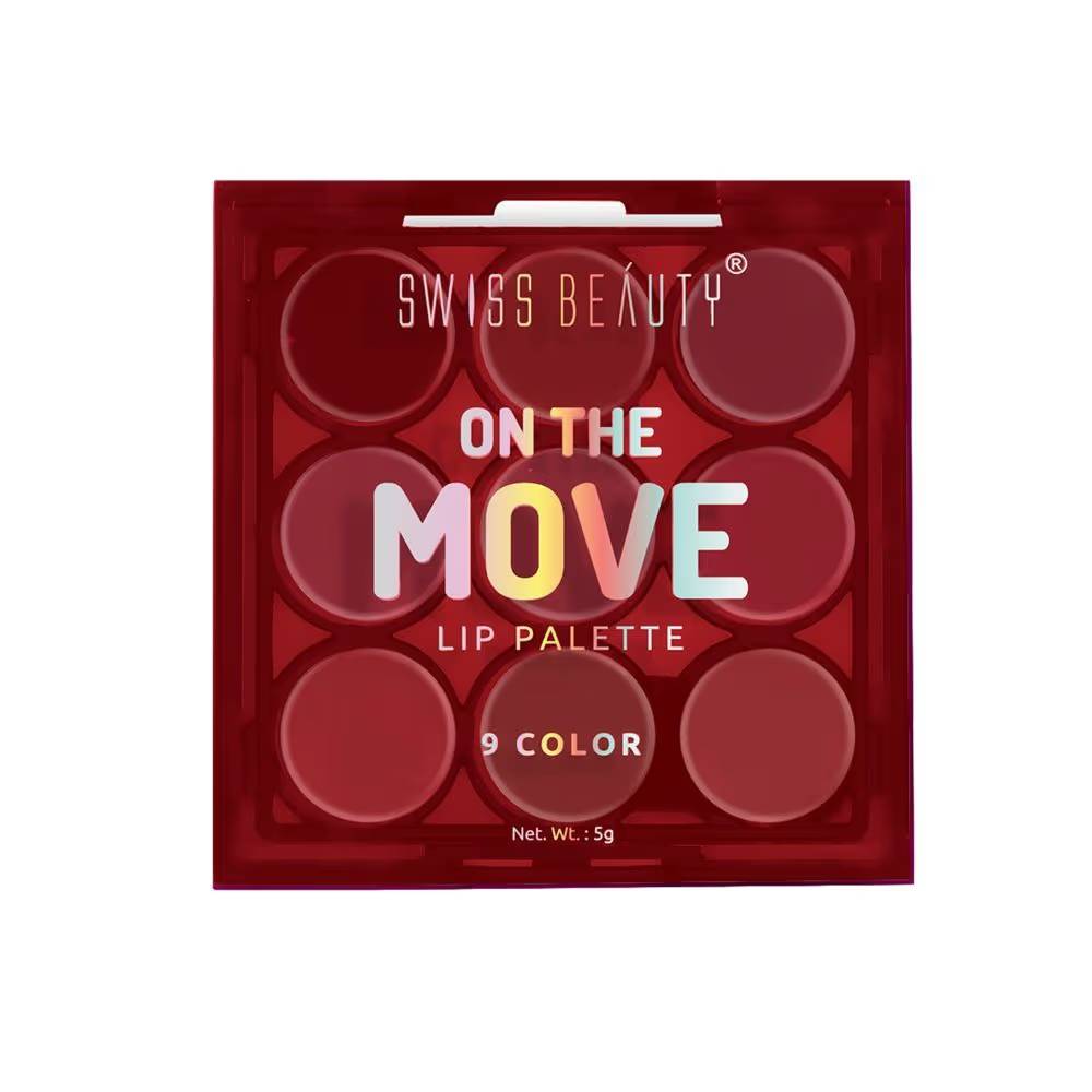 Swiss Beauty On The Move Lip Palette - Nude Shade (5gm)