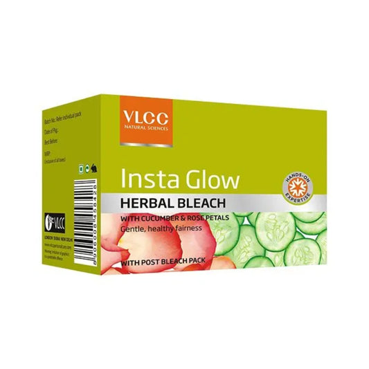 VLCC Salon Series Insta Glow Herbal Bleach - with Cucumber & Rose Petals