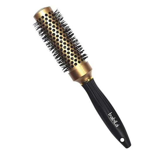 Babila Hot Curl Brush Mini HB V02 - Black & Golden