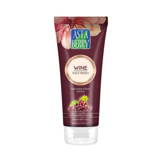 Astaberry Wine Face Wash, 60 ml