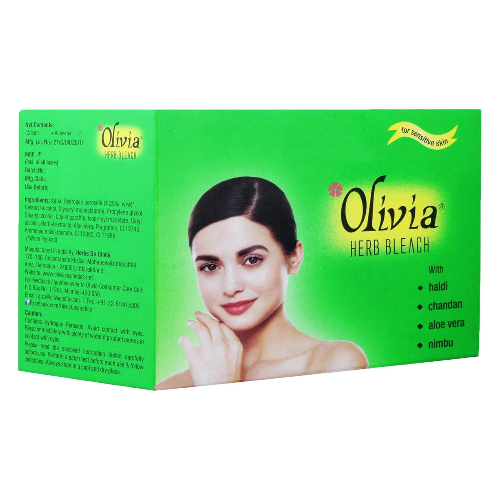 Olivia Herb Bleach With Haldi, Chandan Aloe Vera & Nimbu 150g