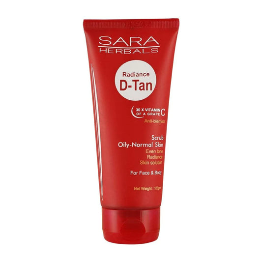 Sara Soul Of Beauty Radiance D Tan Scrub Oily To Normal Skin 100g