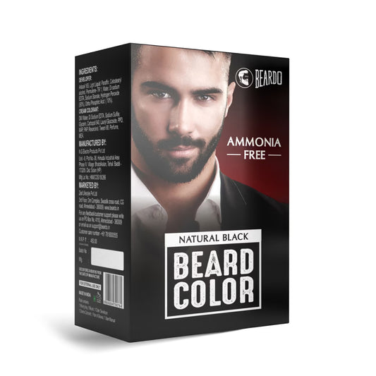 Beardo Beard Color - Natural Black (60ml)