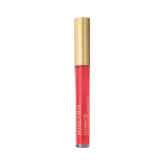 MyGlamm Ultimatte Long Stay Matte Liquid Lipstick - Coral Slayer (2.5ml)