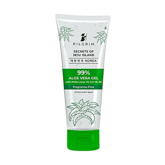 Pilgrim 99% Aloe Vera Gel With Vitamin E & Vitamin B5 - For All Skin & Hair Types, 200 ml