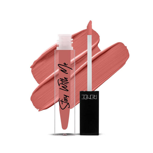 Renee Cosmetics Stay With Me Matte Lip Color - Envy For Coral, envy for coral, 5 ml