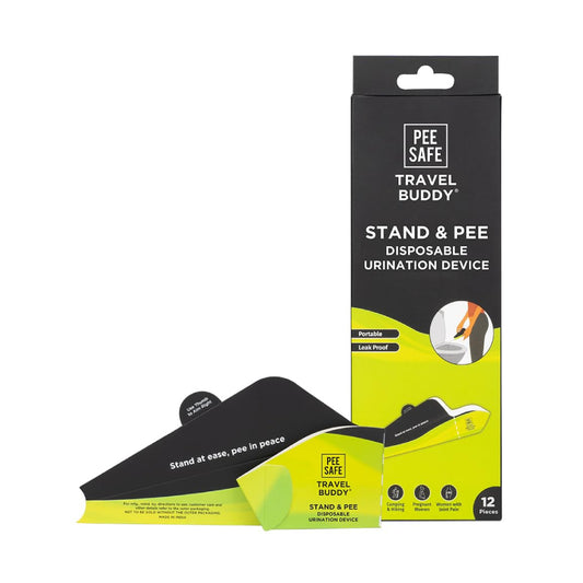 Pee Safe Travel Buddy Stand & Pee Foldable & Disposable Female Urination Device