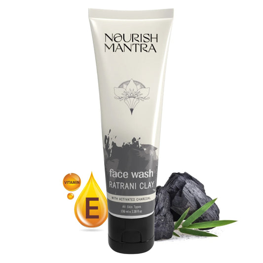 Nourish Mantra Ratrani Clay Face Wash 100ml