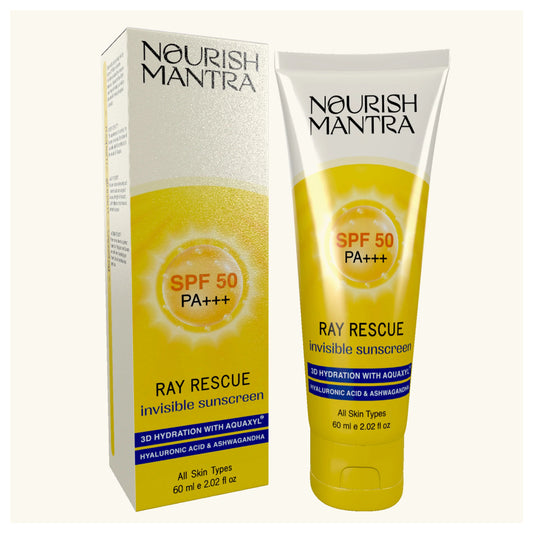 Nourish Mantra Ray Rescue Invisible Sunscreen SPF 50 60ml