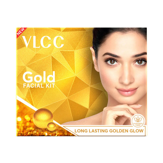 VLCC Gold Facial Kit For Luminous & Radiant Complexion - 60 G