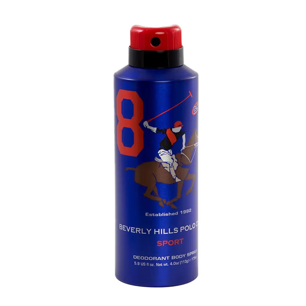 Beverly Hills Polo Club Sport Number Eight Deo Combo For Men 175ml