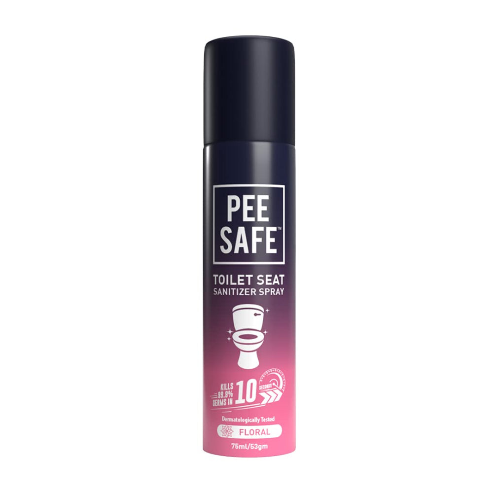 Pee Safe Toilet Seat Sanitizer Spray (75ml)- Floral