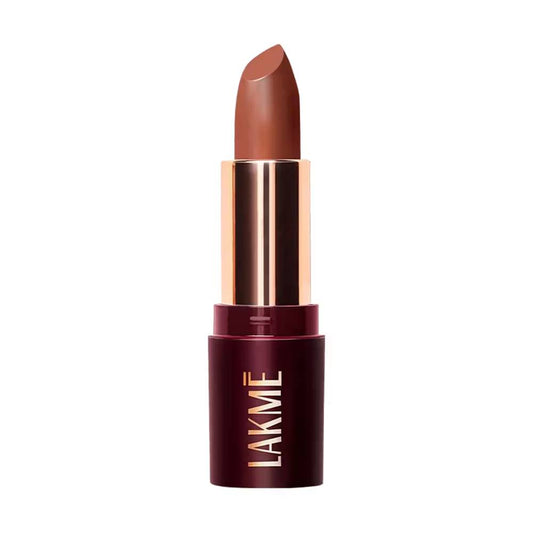 Lakme Ultimat Glam Satin Matte Lipstick - Nude Toffee (4.3g)