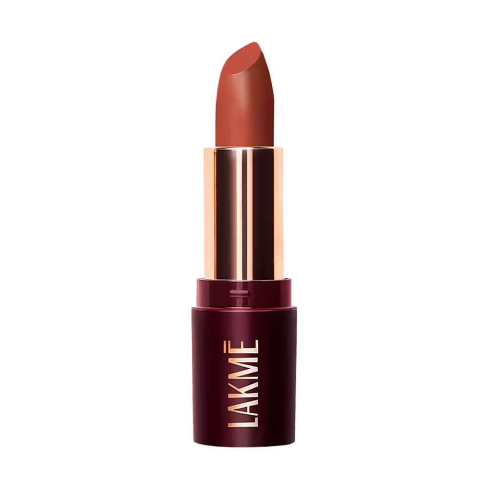 Lakme Ultimat Glam Satin Matte Lipstick - Nude Mocha (4.3g)