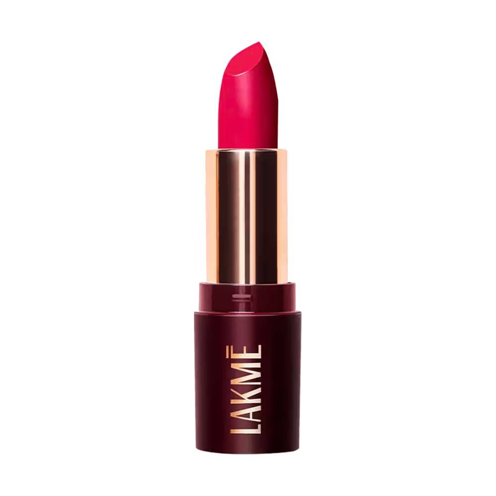 Lakme Ultimat Glam Satin Matte Lipstick - Pink Bliss (4.3g)