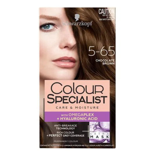 Schwarzkopf Colour Specialist Permanent Hair Colour - 5.65 Chocolate Brown (165ml)