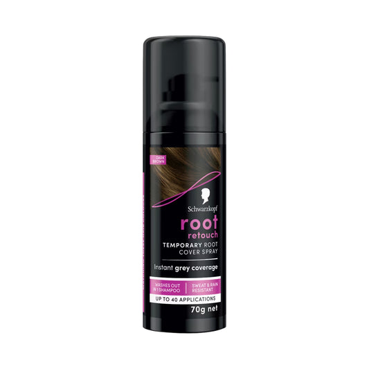 Schwarzkopf Root Retouch Temporary Root Cover Hair Color Spray - Dark Brown (120ml)