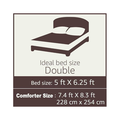 Queen Bed Size Bedsheet for Double Bed with 2 Pillow Covers