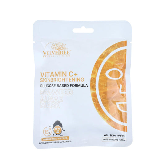 Velvetree Vitamin C+ Skin Brigtning Seaweed Algae Mask