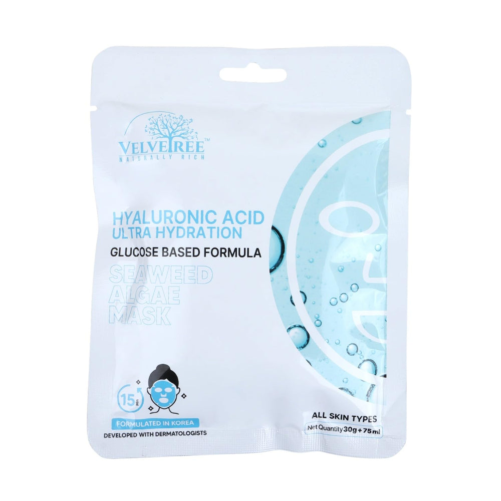 Velvetree Hyaluronic Acid Ultra Hydration Seaweed Algae Mask