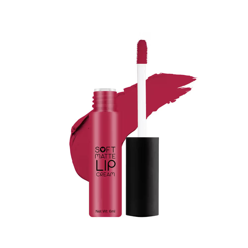 Swiss Beauty Soft Matte Lip Cream - 17 Valentine Red (6ml)