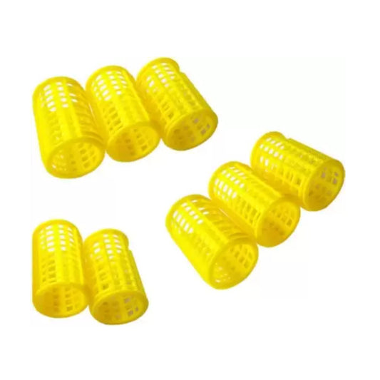 Shopfleet Roller Curls- Pack of 8 Hair Curler  (Yellow)