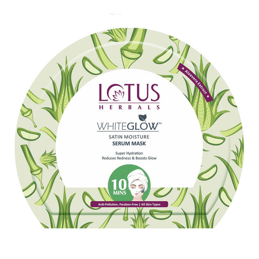 Lotus Herbals WhiteGlow Satin Moisture Serum Sheet Mask (20g)