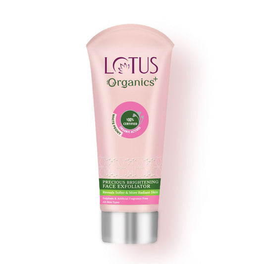 Lotus Organics Precious Brightening Face Exfoliator (100gm)