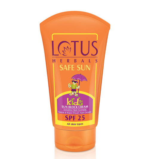 Lotus Herbals Safe Sun Kids Sunblock Cream Spf-25 (50gm)