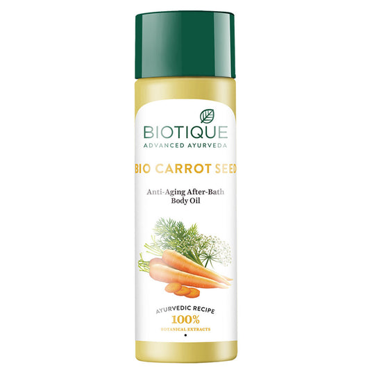 Biotique Bio Carrot Seed Anti-Aging After-Bath Body Oil (120ml)