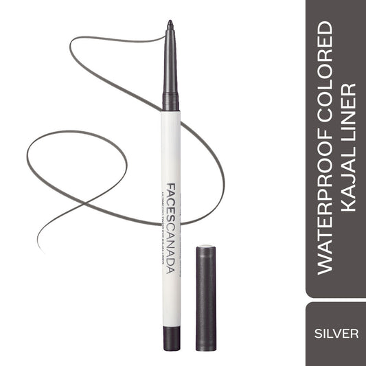 Faces Canada UltimePro Twist Eye Kajal Liner - Silver 01 (0.35g)